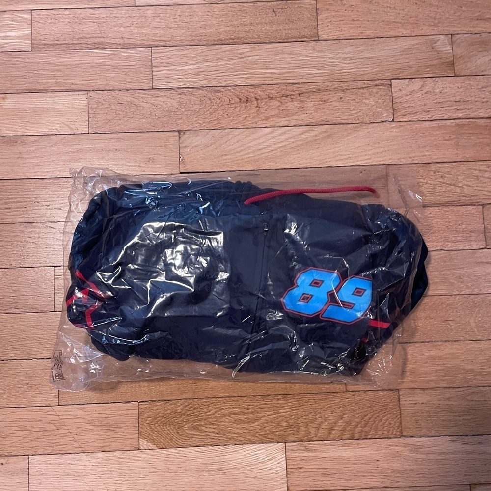 NWT Jorge Martin Moto GP Zip Up Hoodie Navy and Red Men’s XL - Picture 2 of 11